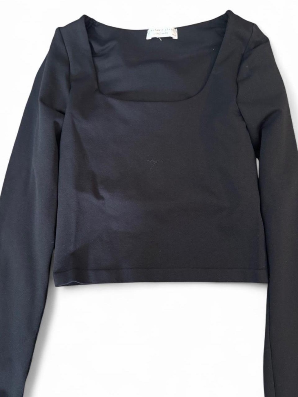 Altar'd State Black Long-Sleeve Square Neck Top